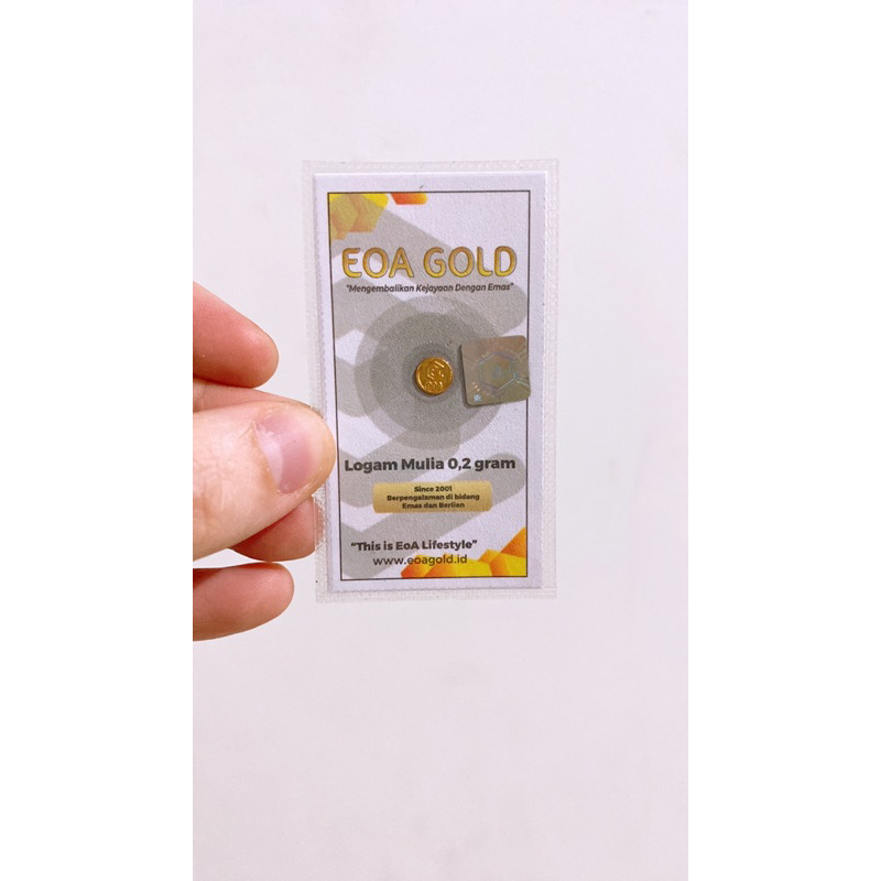 Logam Mulia EOA GOLD - 0.2 gram