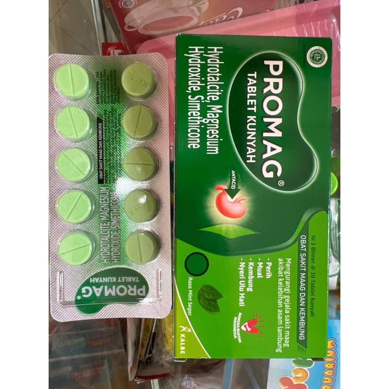 Obat Maag Tablet Kunyah Promag Blister