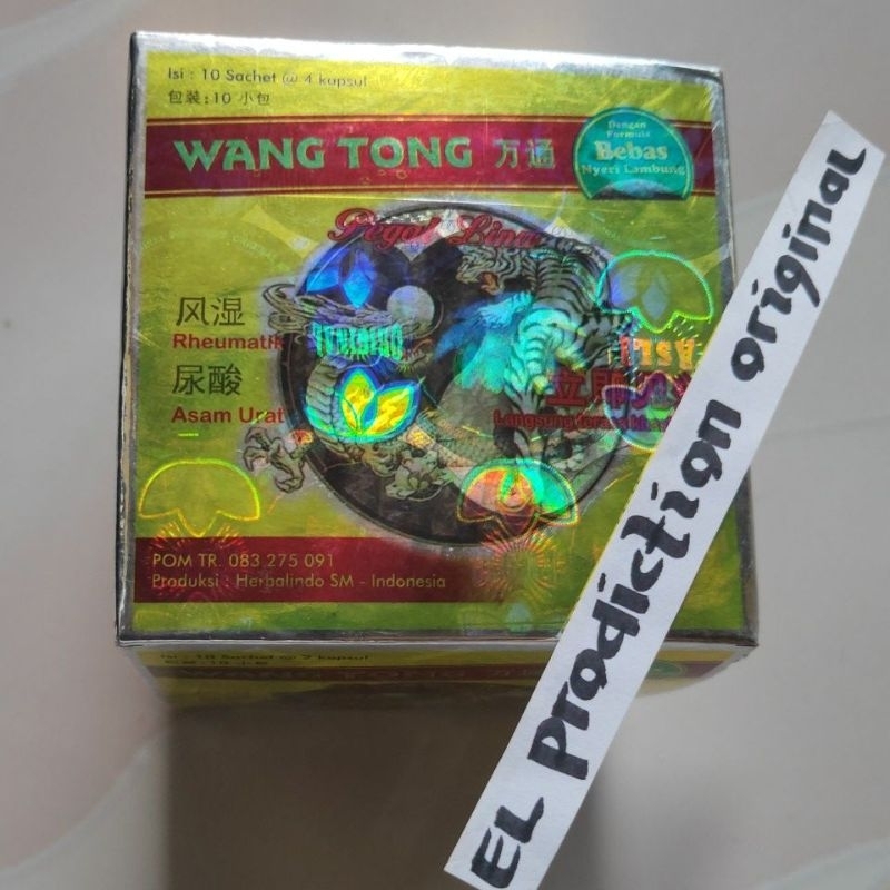 kapsul Wang tong kuning berkhasiat sekali n original