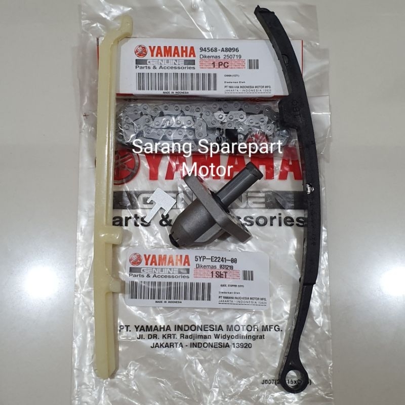 Paket Rantai Keteng + Tonjokan + Karet Lidah Jupiter Mx Old Lama