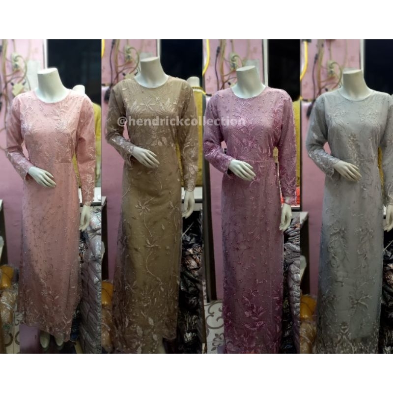 Dress Tile Bordir - Gamis Tile Bordir - Kebaya Tile Bordir