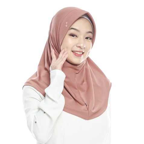 HIJAB BERGO HAMIDAH S BAHAN JERSEY SUPER LEMBUT/HIJAB BERGO OLAHRAGA HAMIDAH