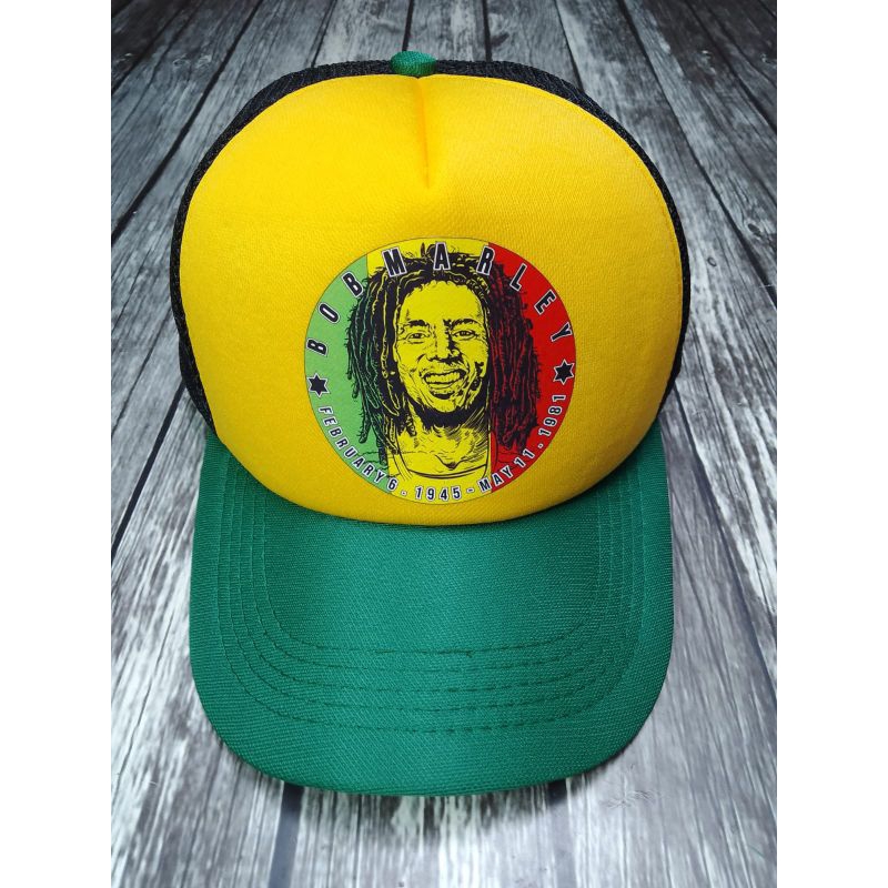 TOPI BOB MARLEY JAMAICA RASTA APPAREL original