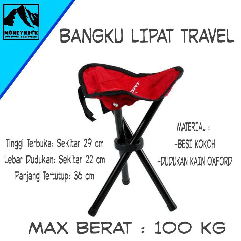 Kursi Lipat Mini Outdoor Camping Kursi Lipat Memancing