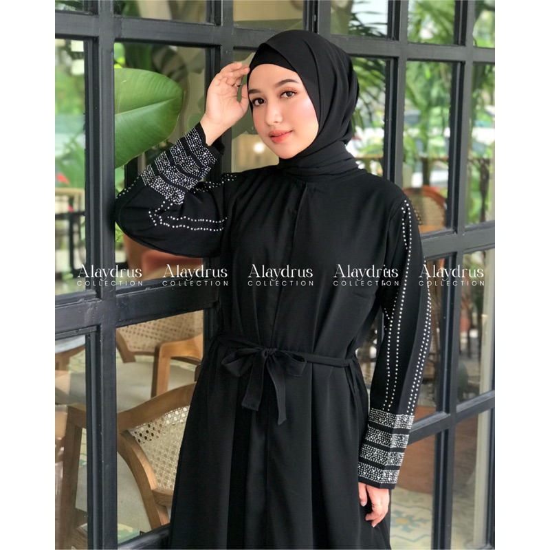 Abaya Gamis Turkey Jubah Outer Hitam Muslimah Jubah Arab Saudi Dress Wanita 923