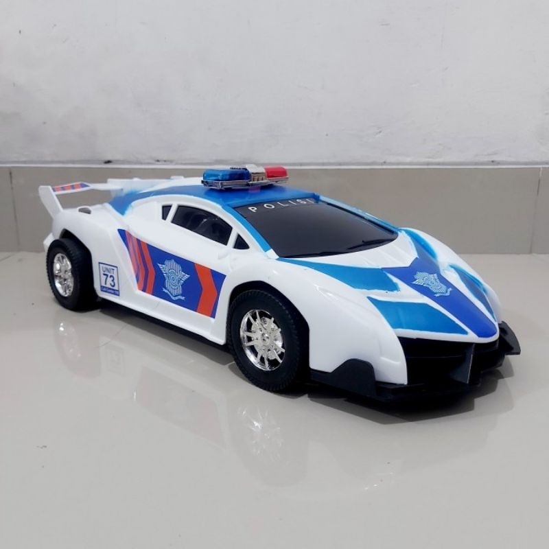 Mainan Mobil Polisi Uk Jumbo - Mobilan Police Besar Anak Laki Cowok