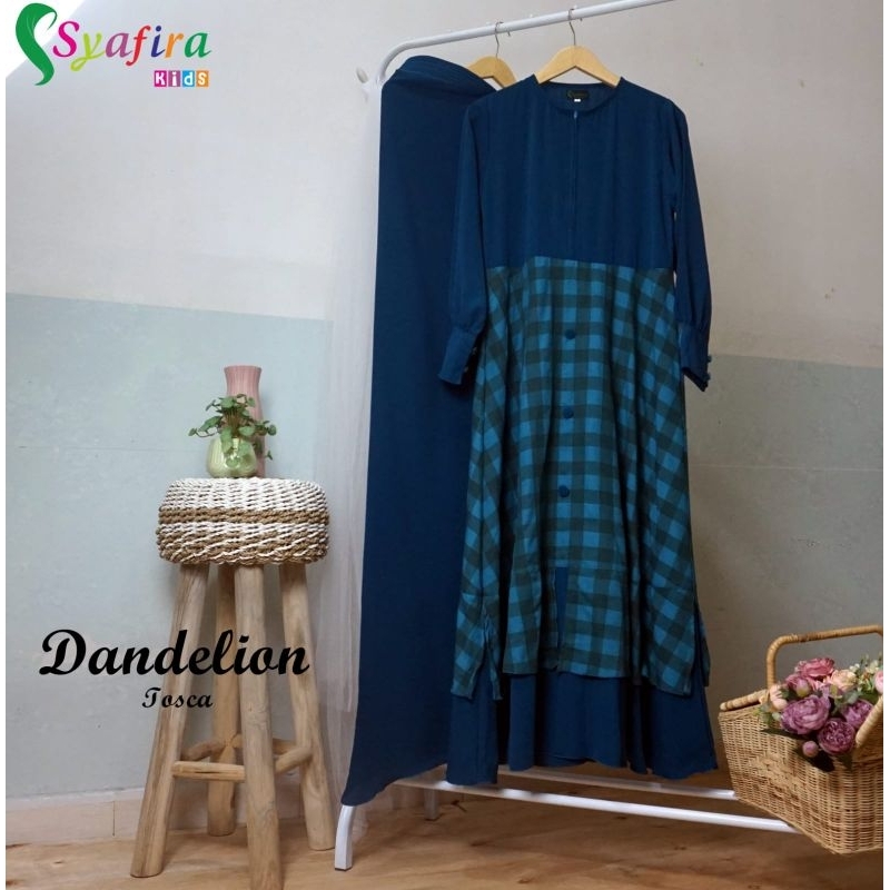 gamis dandelion dewasa Redy stok model seperti kids semua yah