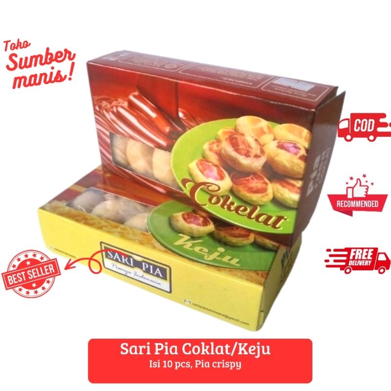 

Sari Pia Keju dan Coklat Pia Crispy Oleh Oleh Malang