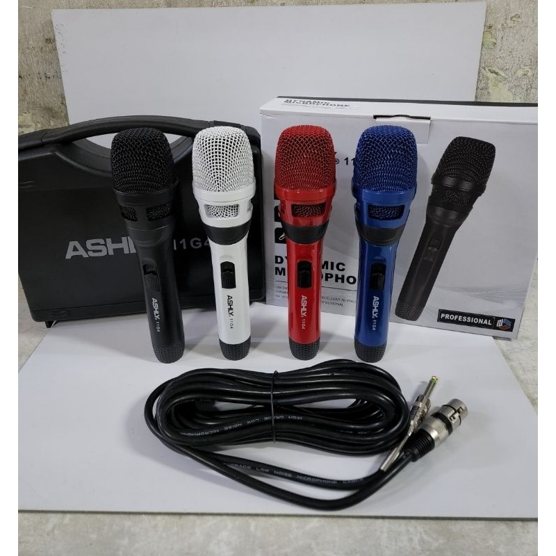 MIC KABEL ASHLY 11G4 FREE KOPER  MICROPHONE CABEL KUALITAS BAGUS