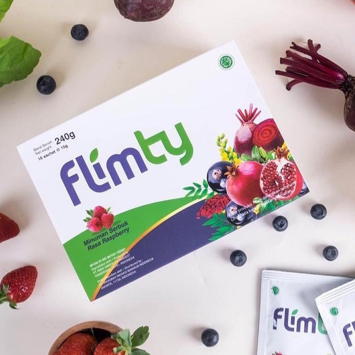 

Flimty Fiber Rasa Blackcurrant 16 Sachet minuman dengan kandungan serat membantu membersihkan saluran pencernaan, dengan cara mengikat minyak,