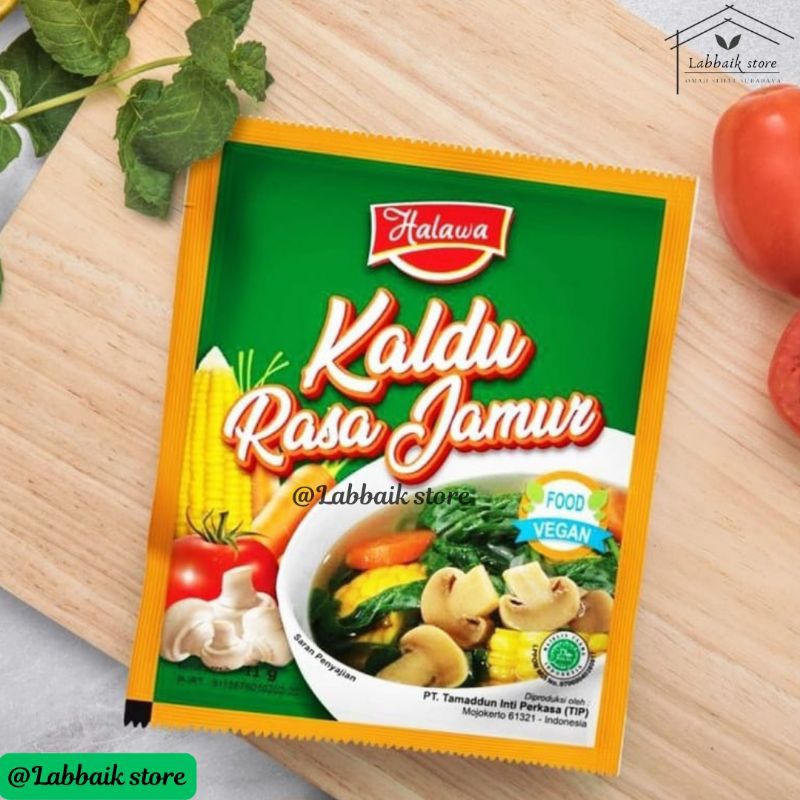 

HALAWA BUMBU MASAK Organik Plus Probiotik-Halawa Kaldu Penyedap Rasa Non MSG Kaldu Rasa Jamur (1 Sachet)