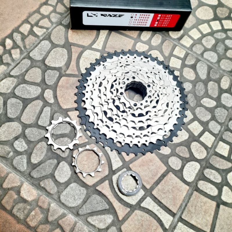 SPROCKET CASSETTE RAZE 9 speed 9sp 11T - 46T