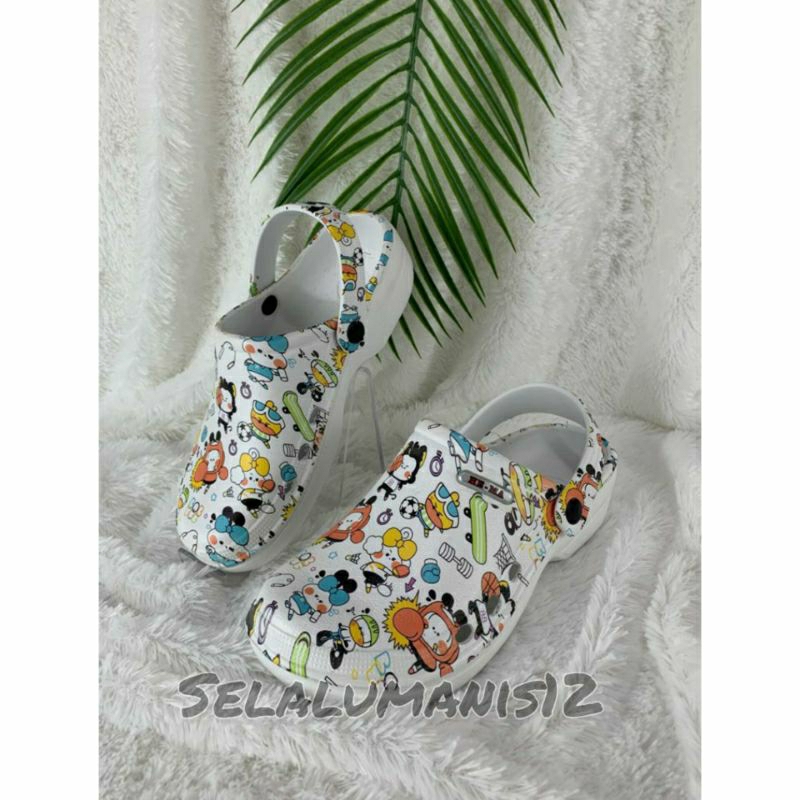 Sandal Baim Kodok Motif Bobdog Sport size 36-40