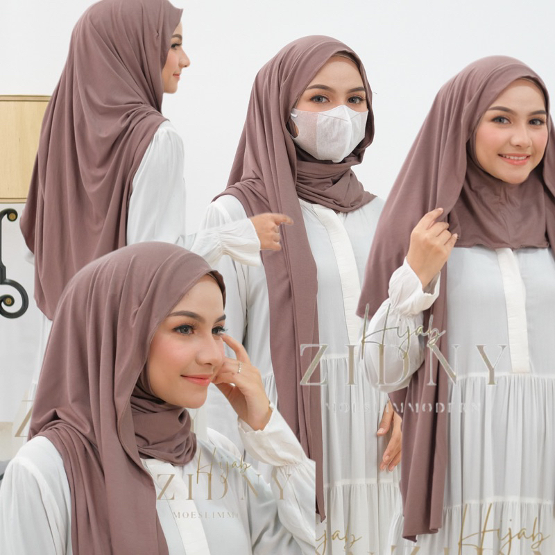 pashmina kaos rayon iner ninja 3in 1