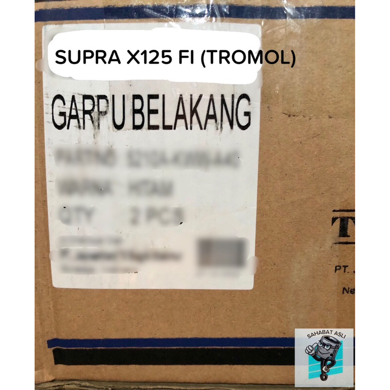 SWING ARM FORK SUPRA X 125 FI INJEKSI TROMOL TKD