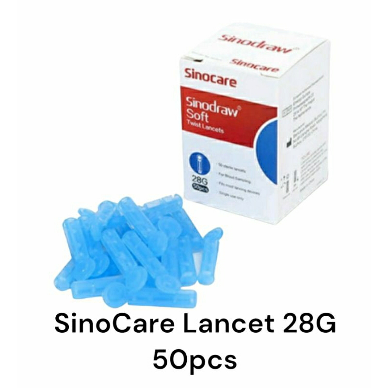 Sinocare Sinodraw Blood Lancet 28G 50pcs