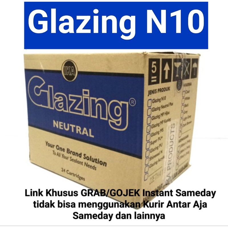 Lem Silikon Netral GLAZING N10 Neutral Silicone Sealant(Link GRAB/GOJEK)