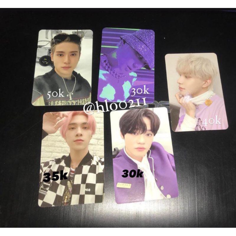 [READY] WTS photocard official pc nct jaehyun taeyong 2 baddies jungwoo sticky hendery kickback chen