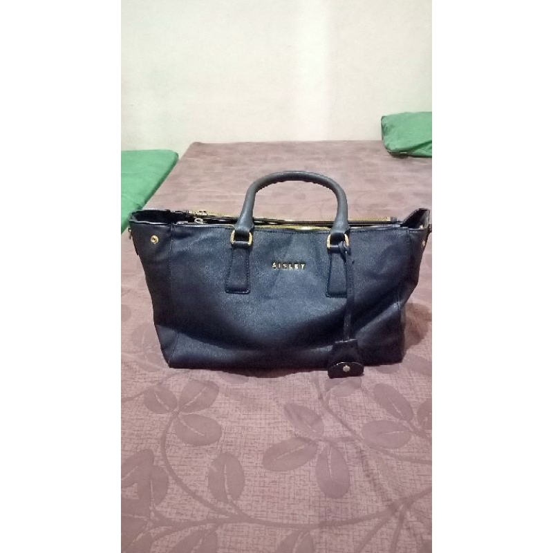 Preloved Tas Sisley Kulit Saffiano