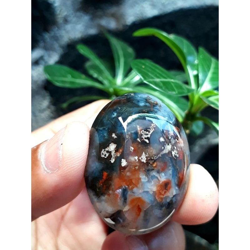 Batu Akik Pancawarna klasik Jumbo Garut West Java