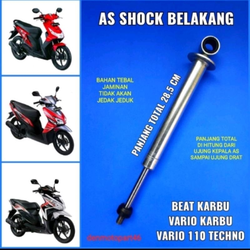 Hidrolis shock Belakang Mio Beat Vario Scoopy Vario 150