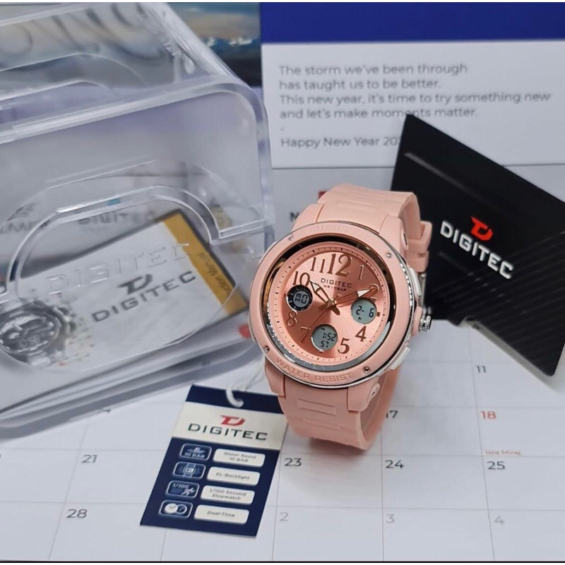 jam tangan digitec DA-4091T double time