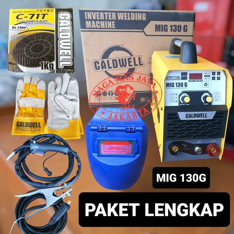 MESIN LAS CALDWELL MIG 130 G / TRAFO LAS CALDWELL MIGI MIG 130 / CALDWELL MIG 130 LAS CO2 TANPA GAS