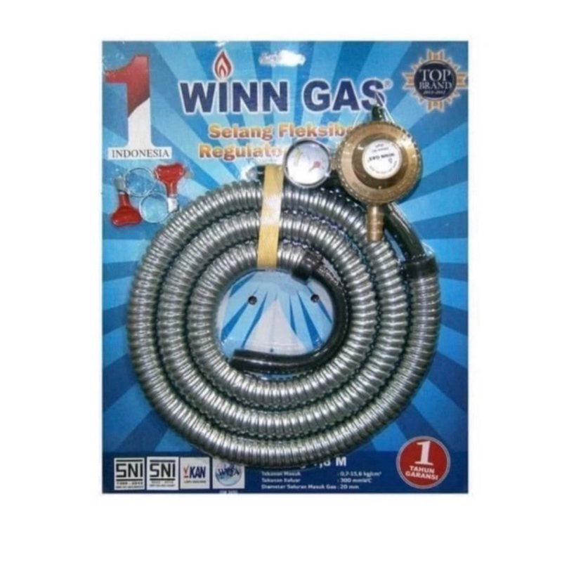 selang regulator win gas fleksibel selang regulator kompor gas