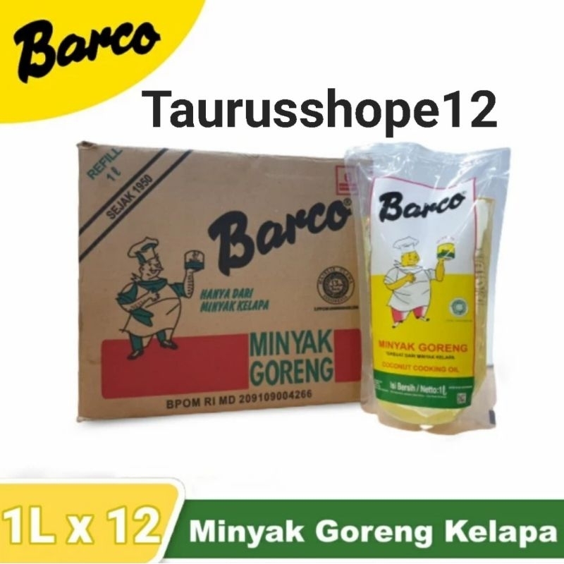 

Minyak Kelapa Barco Refill 1L (1dus isi 12)