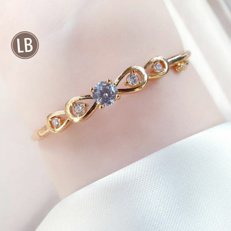 Gelang Tangan Bangle Xuping Pita Permata N01032304