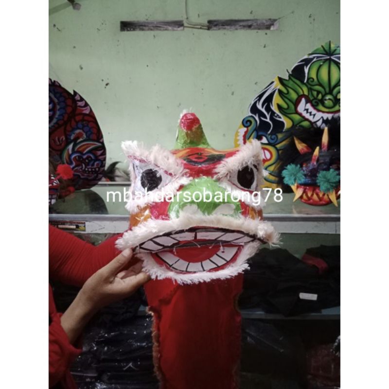 Barongsai anak murah diameter 25 cm, barongsai murah, barongsai