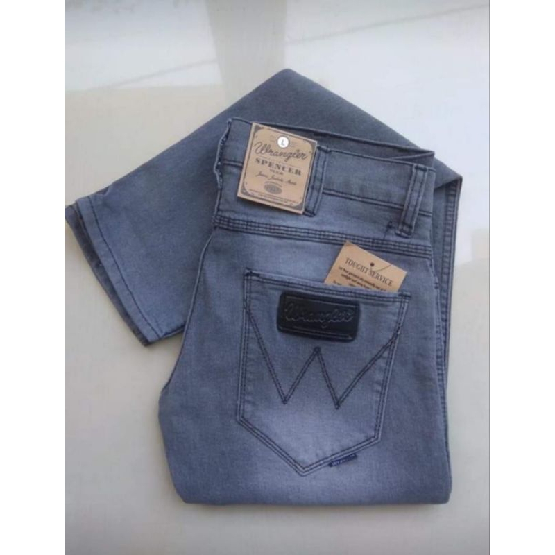 celana jeans pria slimfit abu ~ celana panjang pria skiny ~ pensil realpict