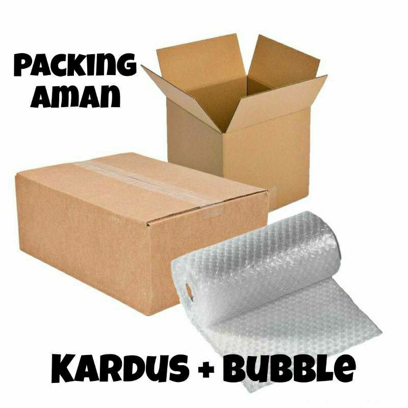 

EXTRA PACKING ( KOTAK + BUBBLE WRAP ) UNTUK MEMINIMALISIR KERUSAKAN