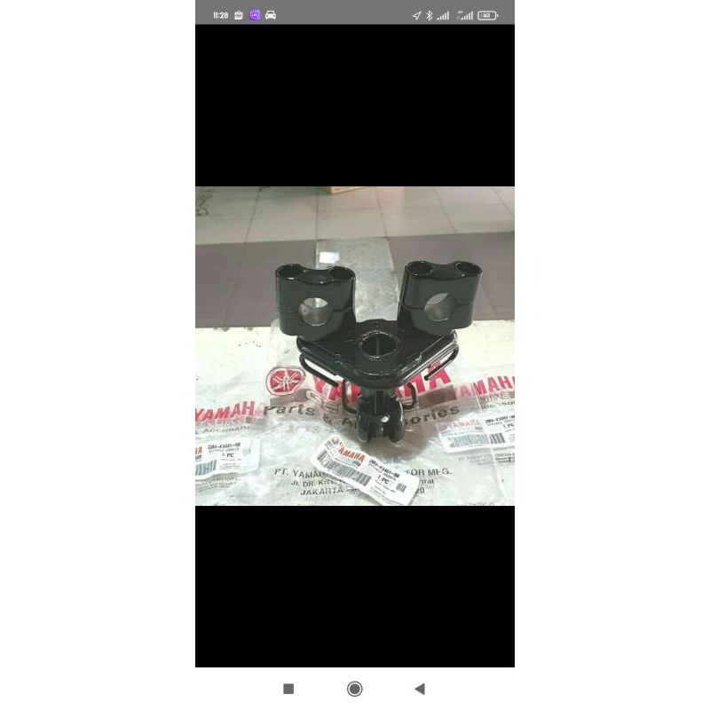 KUPU KUPU DUDUKAN plus KLEMAN STANG XRIDE X RIDE 2BU SET YAMAHA ORI