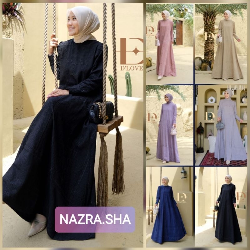 (x8) DLOVERA BIRA Baju Dress Wanita Muslimah Birra Dress by D'lovera. Nazra Sha