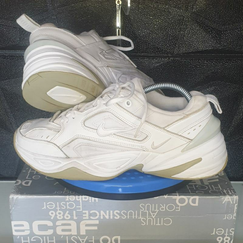 Sepatu NIKE M2K Tekno Triple White Second Original