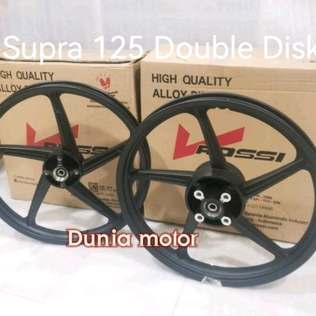 velg racing vrossi jupiter mx new 135 double disk / supra 125 double disk palang 5