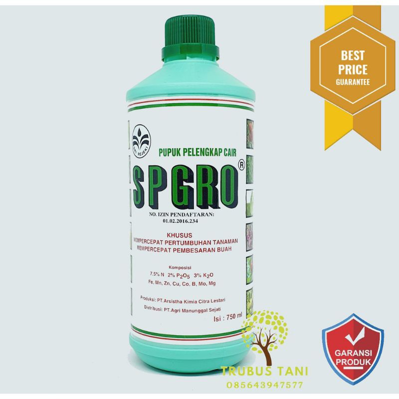 PUPUK PELENGKAP CAIR SP GROW 750 ML