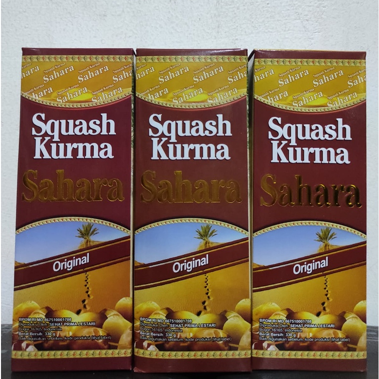 Squash Sari Kurma Sahara Original Kemasan Terbaru