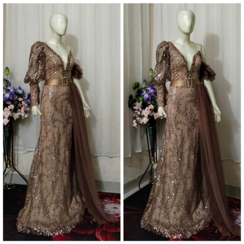 Gaun pesta duyung / Baju singer penyanyi artis / Dress party mewah murah