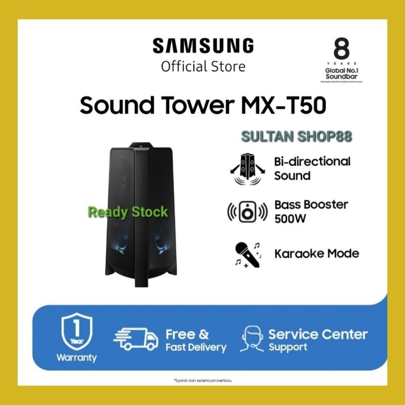SAMSUNG PARTY SOUND TOWER GIGA PARTY MX-T50
