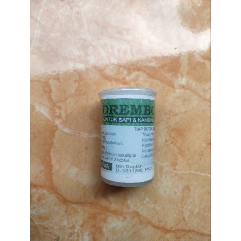 Drembo Obat Penggemuk Nambah Nafsu Makan Sapi Kambing Ternak