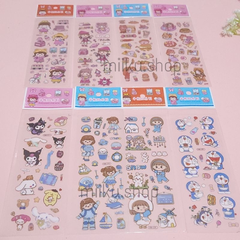 

STIKER KARAKTER LUCU / STIKER HOLOGRAM