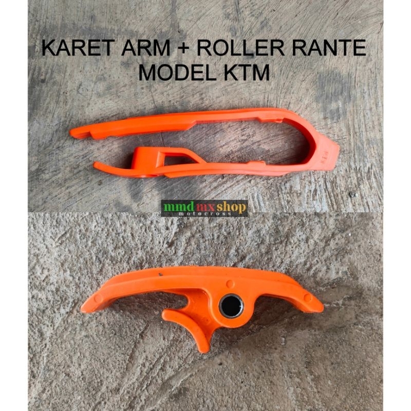 Karet arm ktm dan roller rante model ktm replika PNP klx 150 s l klx bf dtracker new