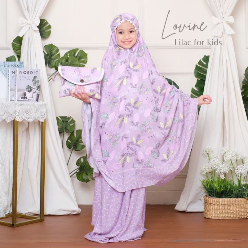 Mukena Anak Lovine Bahan Rayon