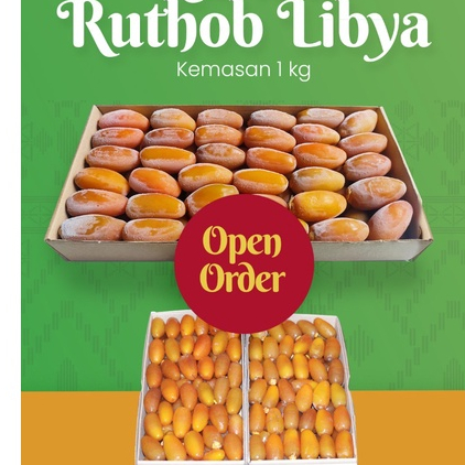 

KURMA RHUTOB LIBYA 1KG - KURMA BASAH