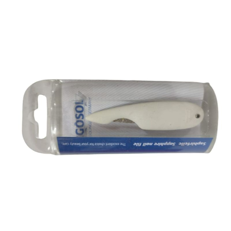 Gosol 120 000 008 white pocket nail file foldable