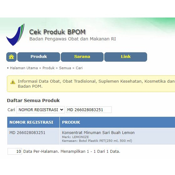 Sari Lemon Asli LEMONIZE 500ml Minuman Diet BPOM Penurun Berat Badan Pelangsing dan Detox Murah