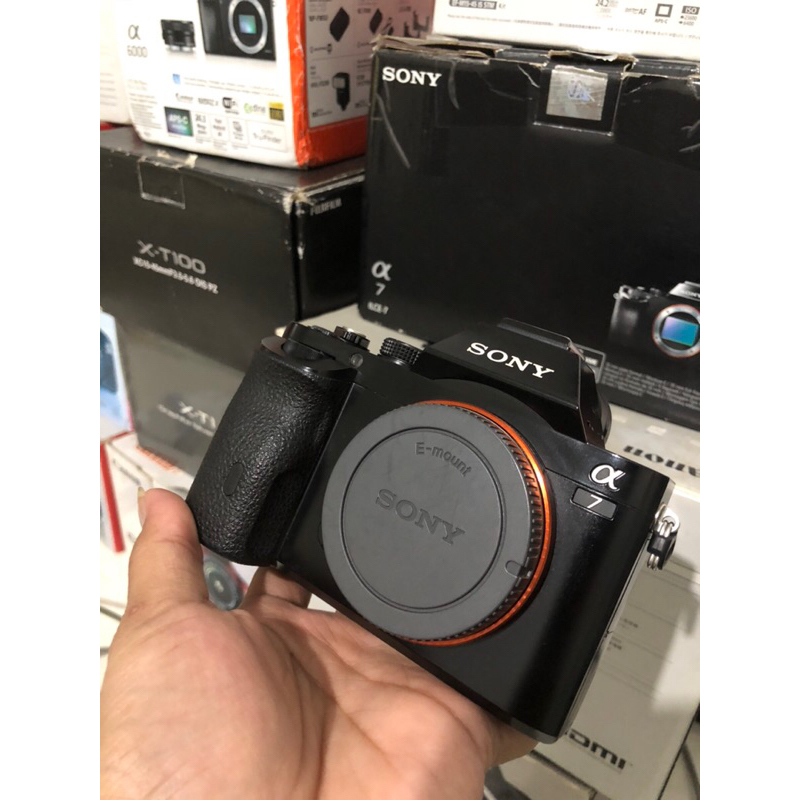 sony a7 clasic body only kamera fullframe lengkap box like new