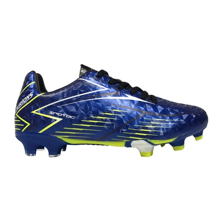 SPOTEC CENTURIONS SOCCER / Sepatu Bola/ BIRU-HIJAU CERAH